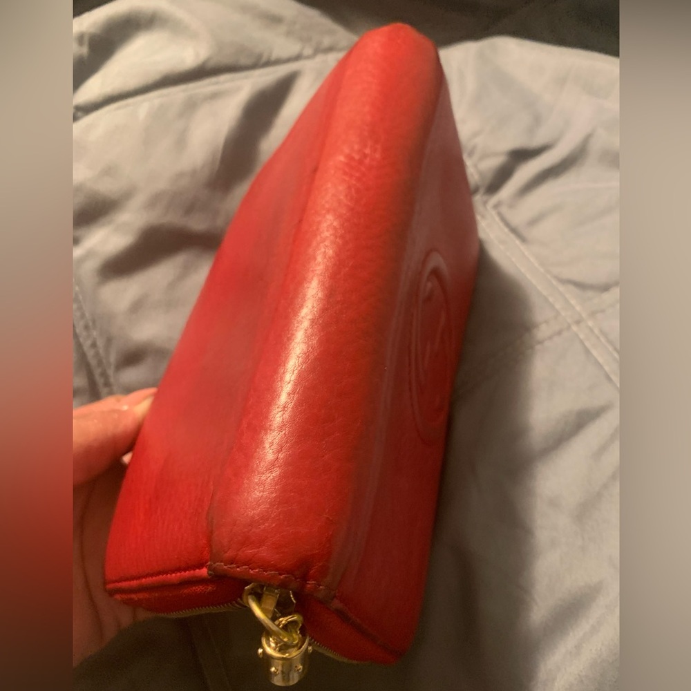 EUC Authentic Gucci Soho Zip Around 75 - Red - Picture 7 of 14